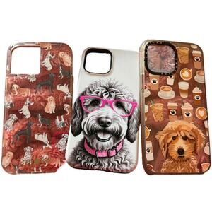 Dog Mom iPhone 12 Pro Max Case Bundle Cute Puppy Print Cases MagSafe Lot